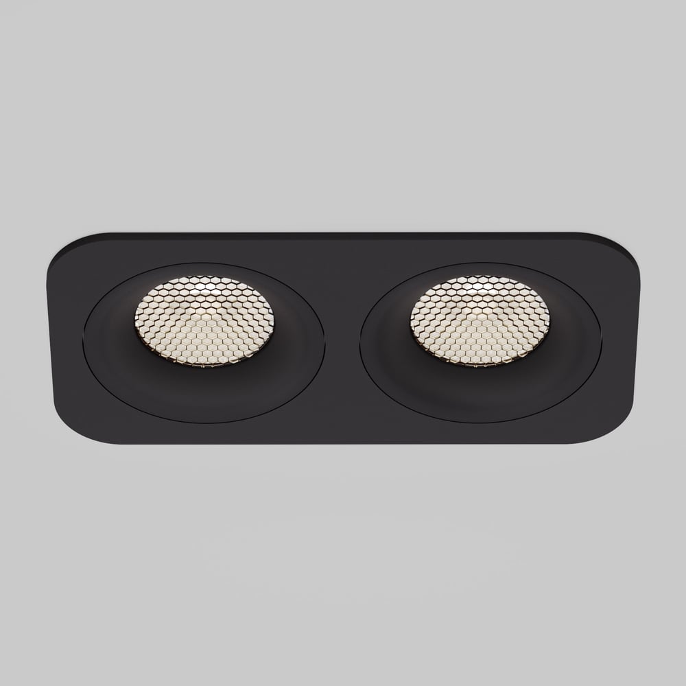 Изображение товара Светильник встраиваемый светодиодный Elektrostandard Tetro черный 4000К