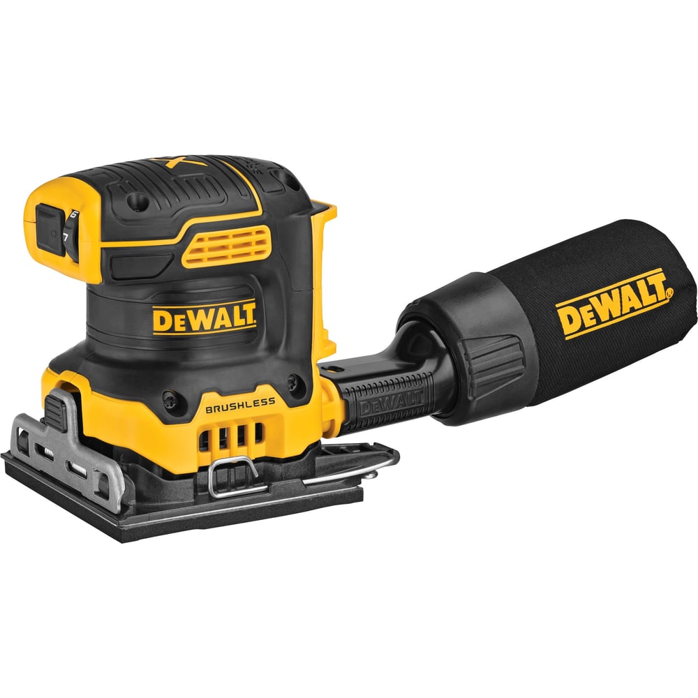 Изображение товара Аккумуляторная вибрационная шлифмашина Dewalt DCW200B 20В профессиональный инструмент