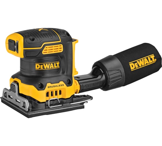 Изображение товара Аккумуляторная плоскошлифовальная машина Dewalt DCW200B, 20В, 13500кол/мин, без аккумулятора и зарядного устройства DCW200B-XJ