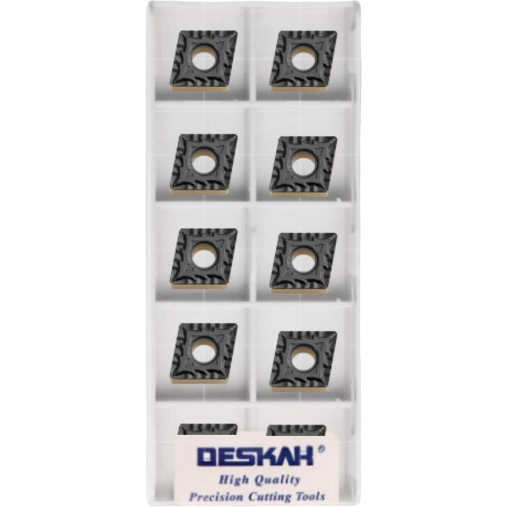 Изображение товара Пластина для точения DESKAR CNMG120408 CQ TD9218 10 шт 00-00051941 Изображение товара Пластина для точения DESKAR CNMG120408 CQ TD9218 10 шт 00-00051941