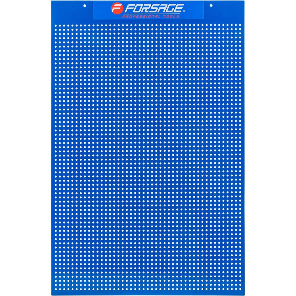 Изображение товара Демонстрационный настенный стенд Forsage 900x725 мм из стали синего цвета