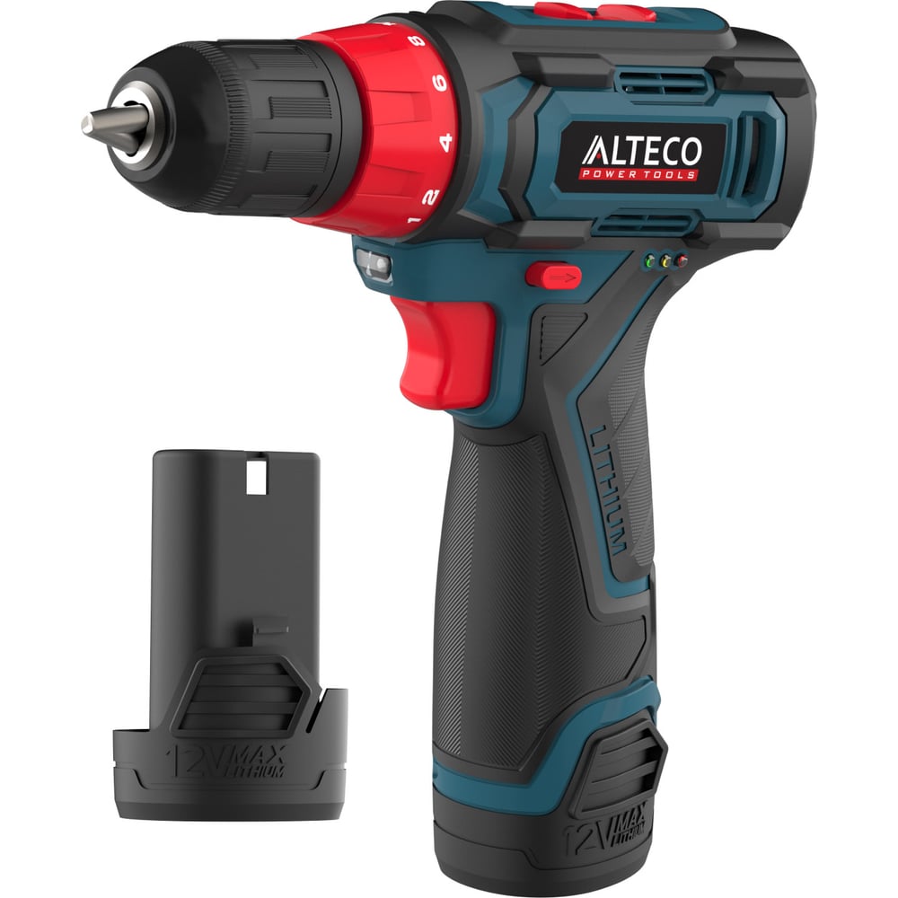 Изображение товара Аккумуляторная дрель шуруповёрт ALTECO CD 12-23 X2 78072