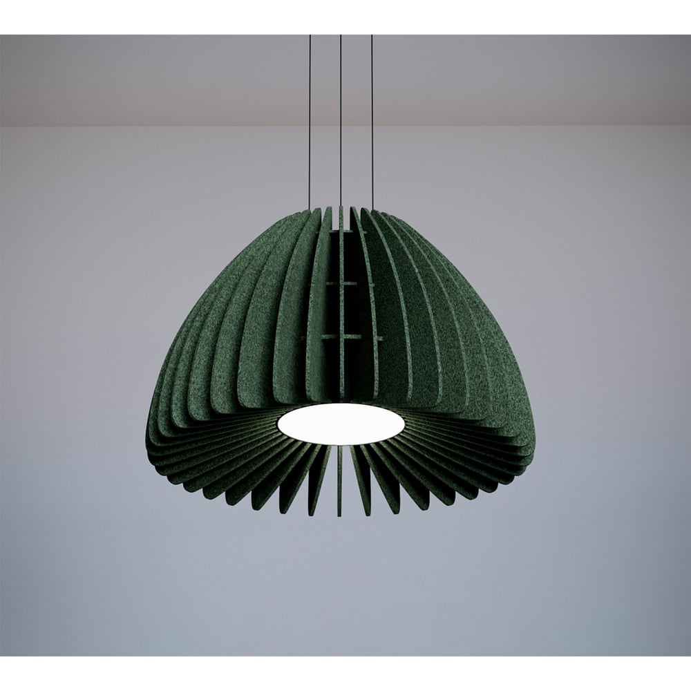 Изображение товара Светильник светодиодный подвесной Modaline ROUND BELL90 900x900 мм 25 Вт 4000К зеленый