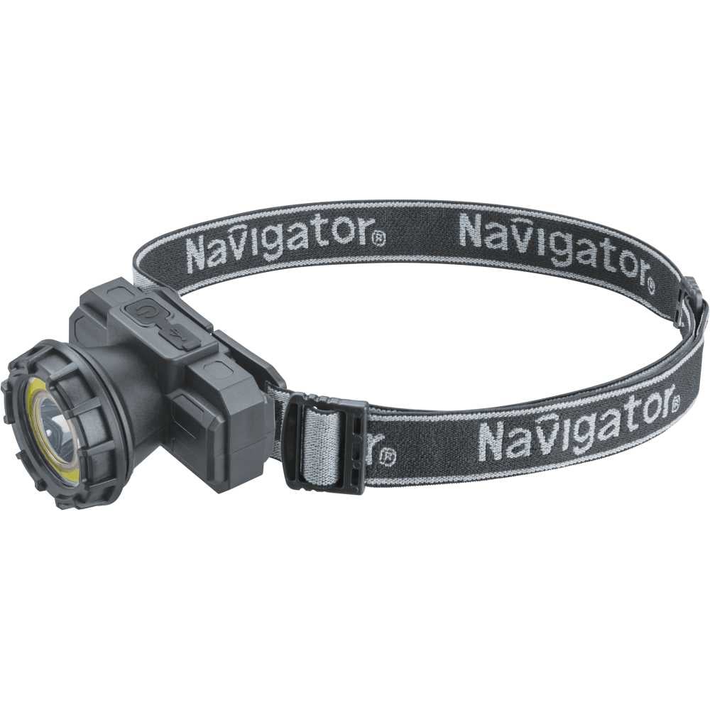 Изображение товара Налобный фонарь Navigator 95 557 NPT-H42-ACCU 5 режимов 150 лм IPX4