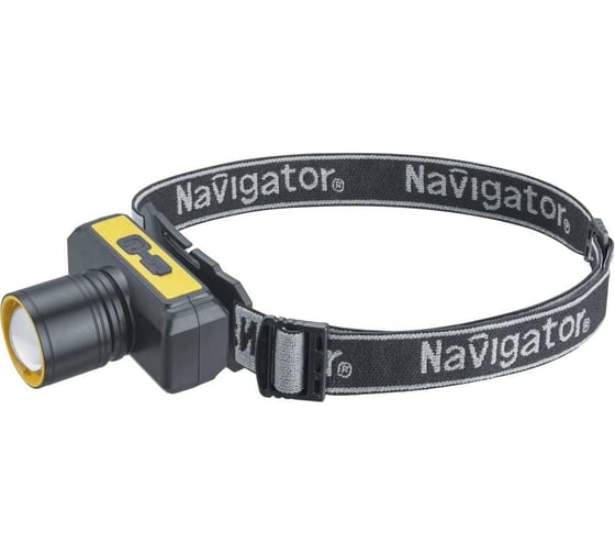 Изображение товара Фонарь Navigator 95 556 NPT-H41-ACCU налобный, 1LEDx10Вт, 4режима, Li-ion 1.2Ач 95556