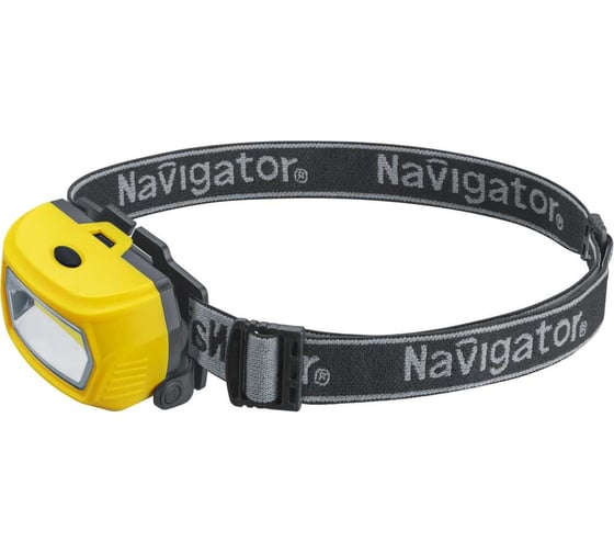 Изображение товара Фонарь Navigator 95 554 NPT-H40-ACCU налобный, 1COBx3Вт, 3 режима, Li-ion 1.2Ач 95554
