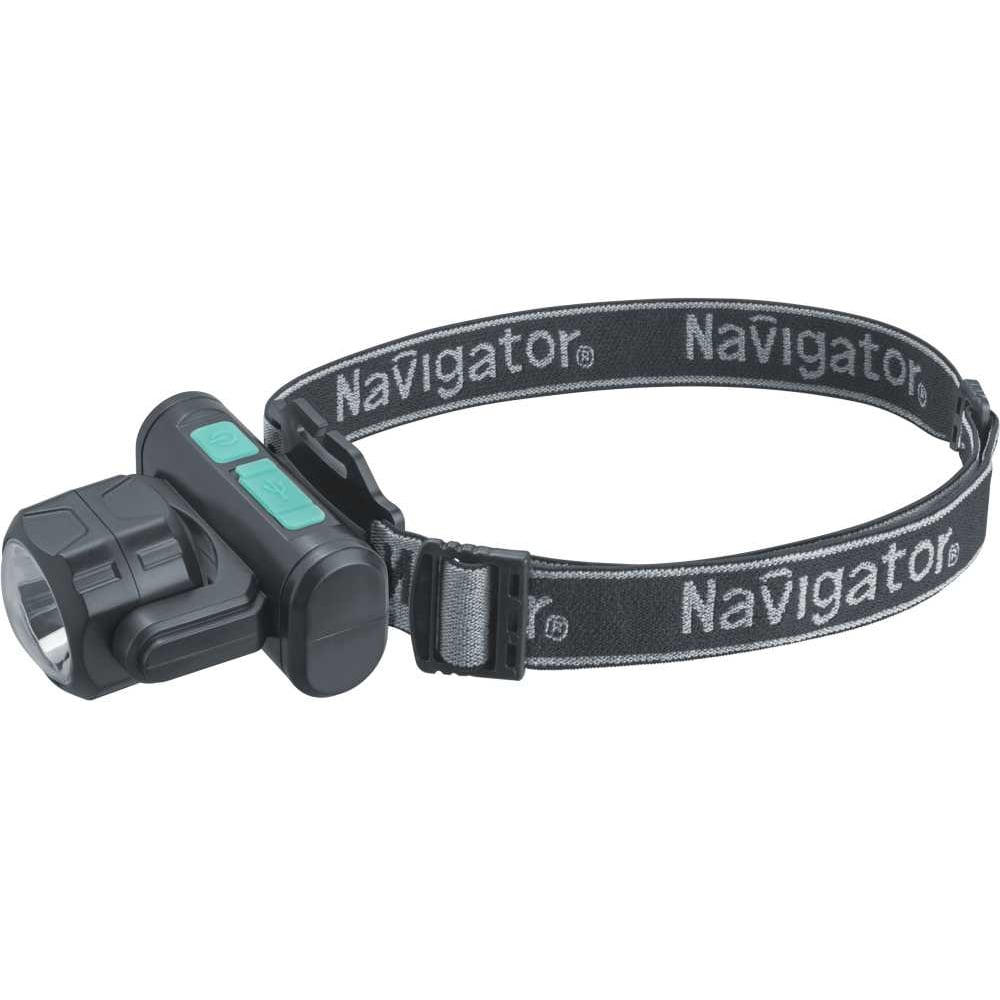 Изображение товара Налобный фонарь Navigator 95 555 NPT-H38-ACCU с аккумулятором и 4 режимами