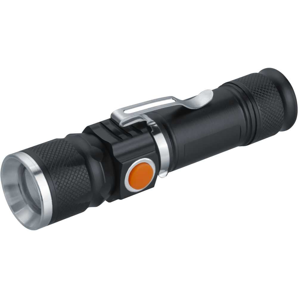 Изображение товара Фонарь Navigator 95 551 NPT-CM18-ACCU алюминий, 3 режима, 1LED 5Вт, Li-ion 3,7В, 1200мАч 95551
