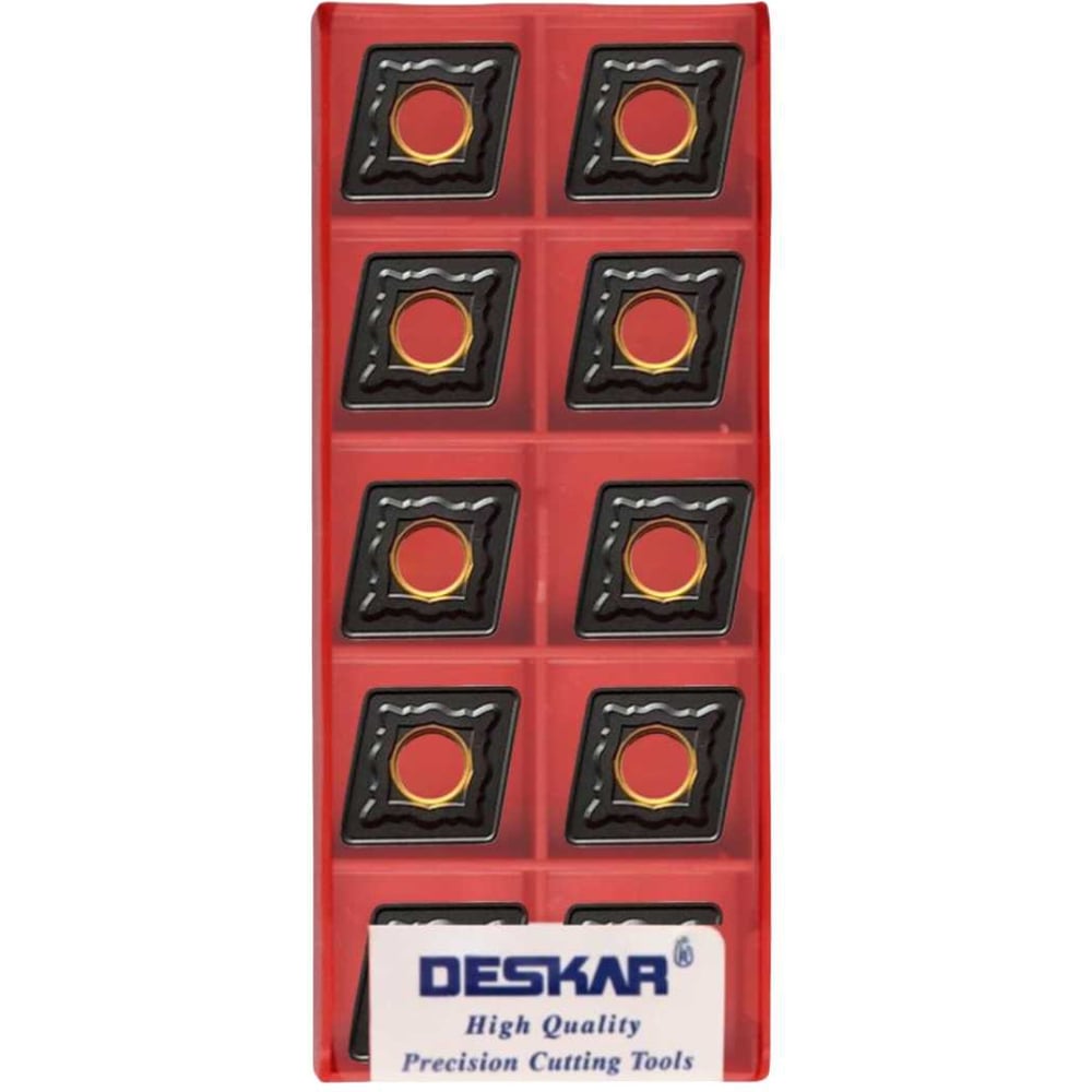 Изображение товара Пластина для точения DESKAR CNMG120412 DK LF3018 10 шт для точных операций обработки металлов