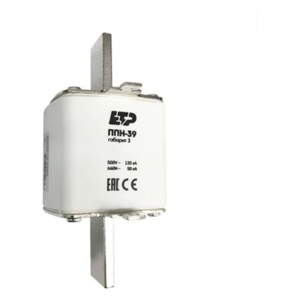 Изображение товара Вставка плавкая ЕТР ППН-39 630А для электрощитков высокое качество