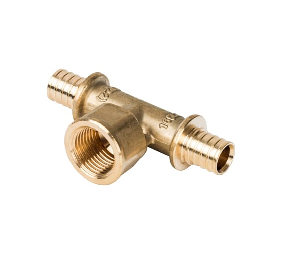 Изображение товара Аксиальный Тройник RITABLE с внутренней резьбой, латунь, 20х3/4х20 11017904203420