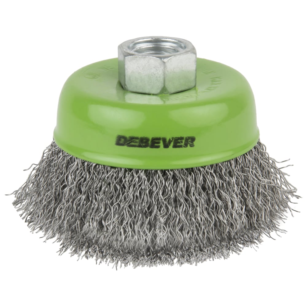 Изображение товара Щетка чашечная неплетеная DEBEVER 100 мм M14 проволока сталь