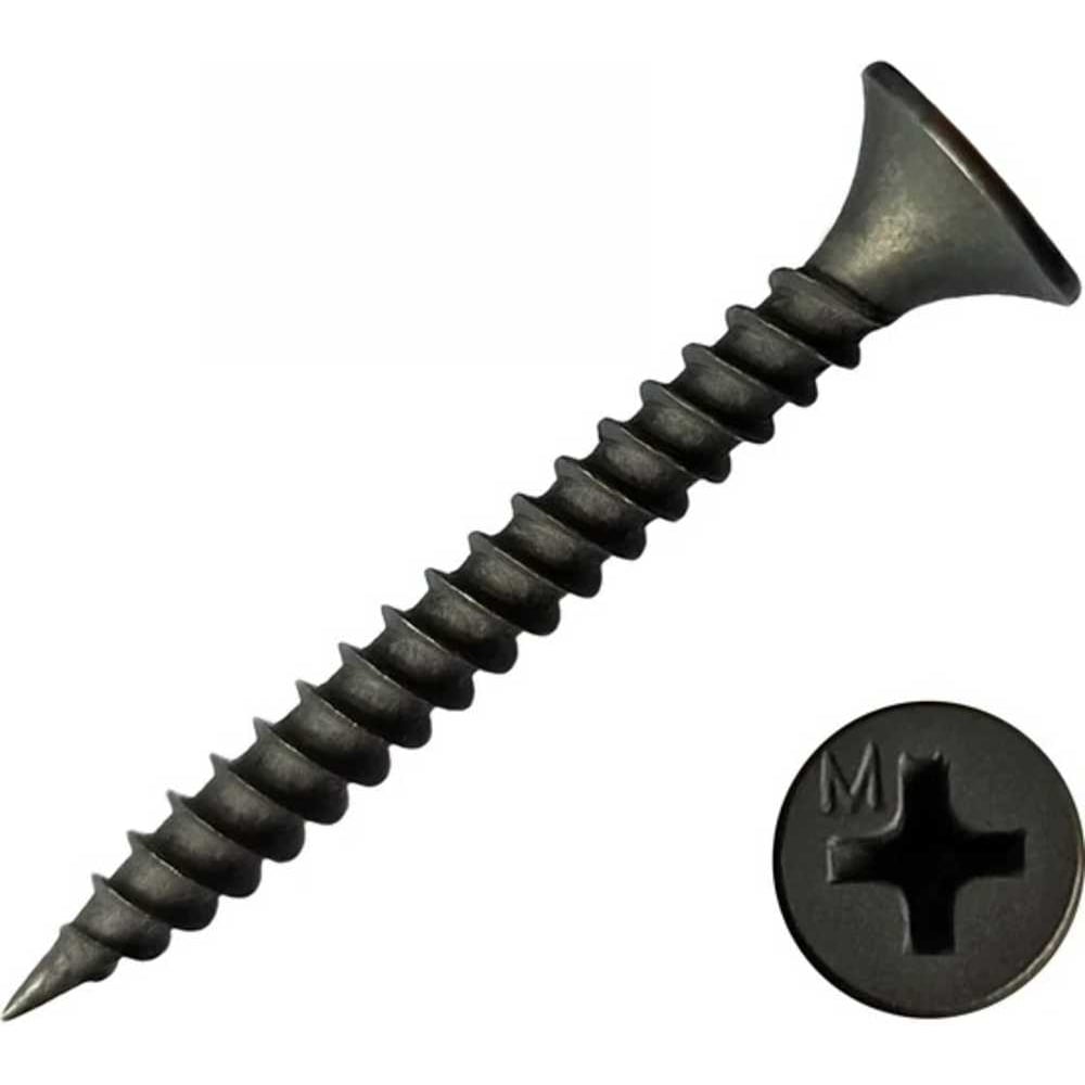 Изображение товара Саморез по металлу BlackWeld 3,5х55 фосфатированный 15 кг