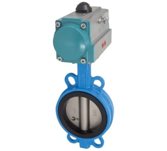 Изображение товара Затвор дисковый межфланцевый чугунный NEWKEY DN125 (5), с двусторонним пневмоприводом AT83D NK-DZi125*AT83D