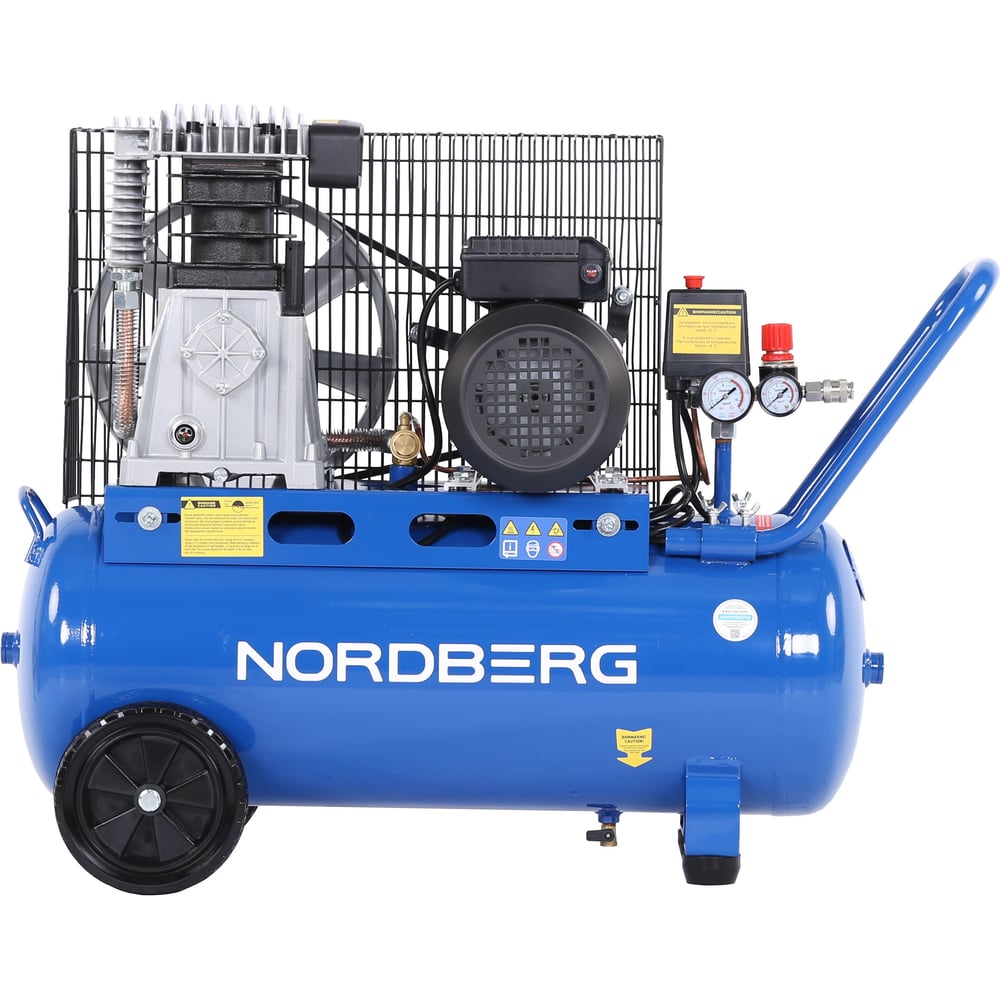 Изображение товара Компрессор поршневой NORDBERG NCE50/480 с ременной передачей 50л