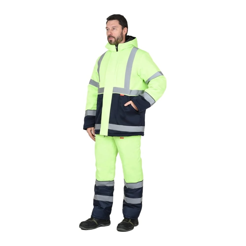 Изображение товара Костюм СИРИУС МАГИСТРАЛЬ-3 для мужчин с капюшоном и светоотражающими полосами