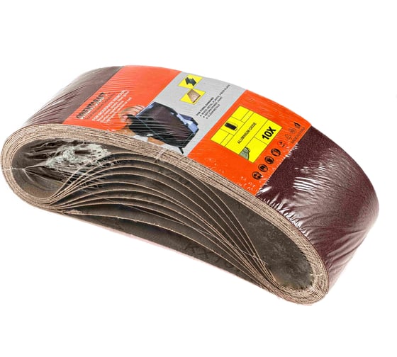 Изображение товара Лента шлифовальная бесконечная (10 шт; 75x533 мм; P80) Orientcraft OCEB75533080