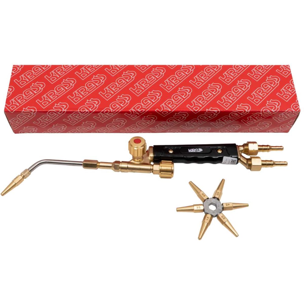 Изображение товара Горелка пропановая KRASS JETSOUD-01P для деликатных работ, с универсальным ниппелем 6/9 G0767952KR