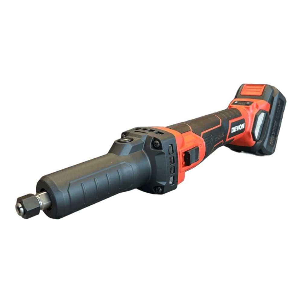 Изображение товара Аккумуляторная прямошлифовальная машина Devon 2910-Li-20 без аккумулятора и зарядного