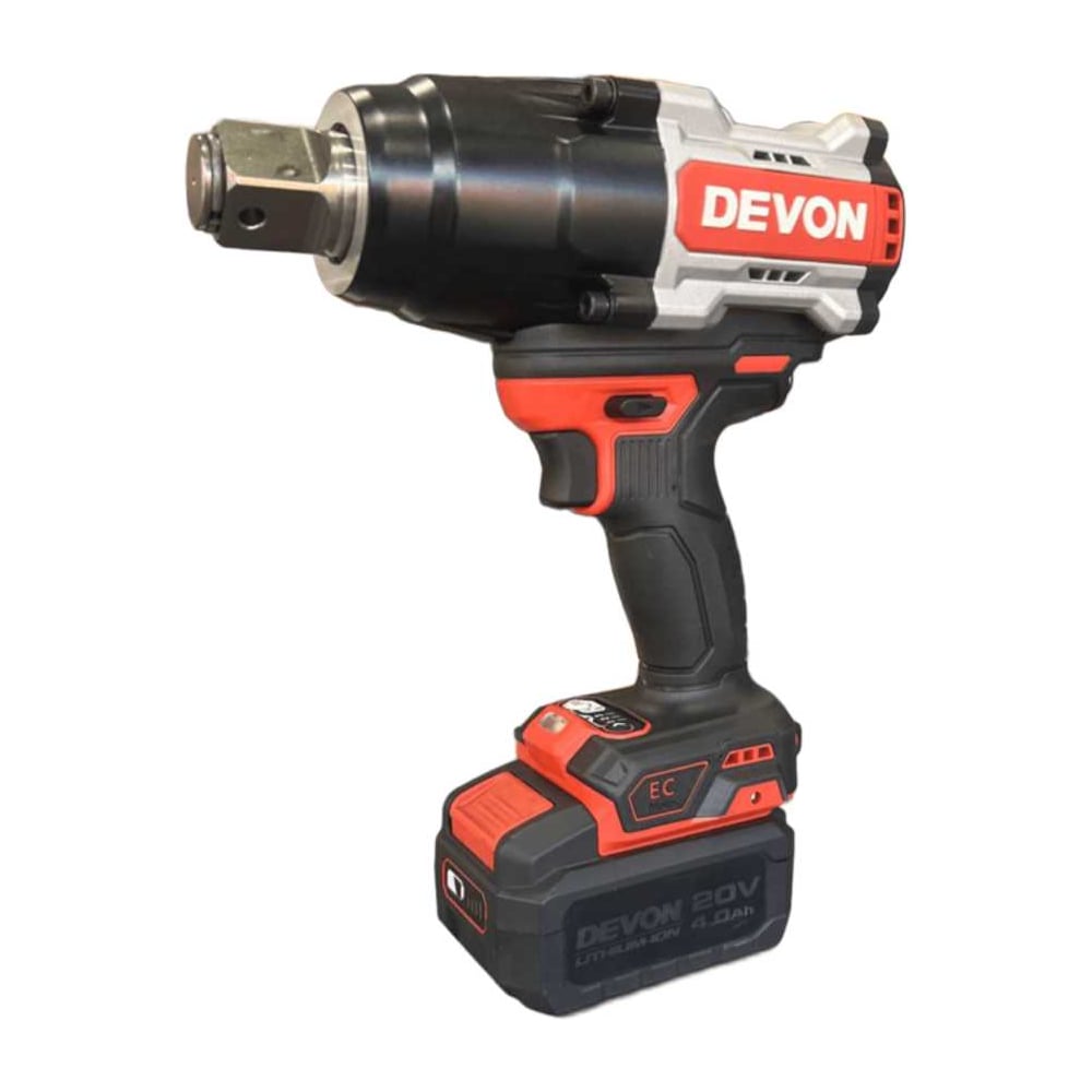 Изображение товара Аккумуляторный гайковерт DEVON 5769-Li-20 профессиональный мощный