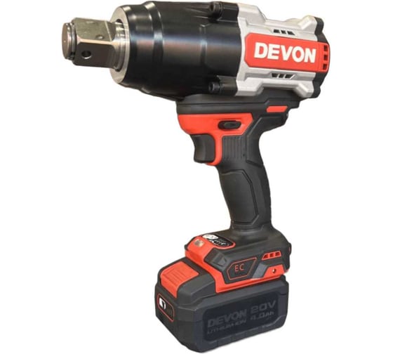 Изображение товара Аккумуляторный гайковерт DEVON без аккумулятора и зарядного устройства 5769-Li-20