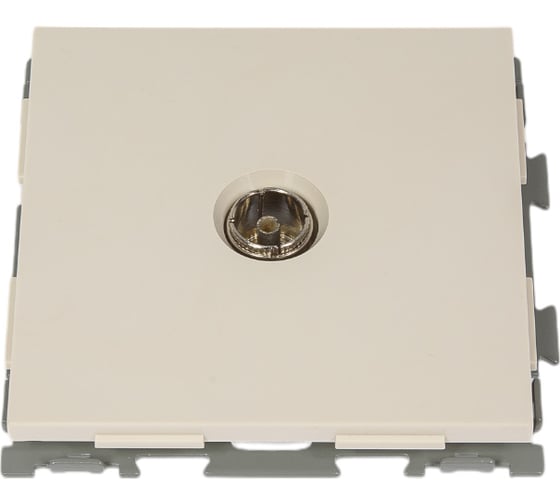 Изображение товара Телевизионная розетка CGSS бежевая Практика PL-W201V-BGG