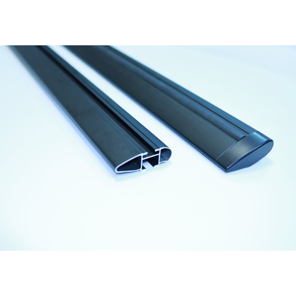 Изображение товара Комплект поперечин багажника ЭКОТЭП черный, 1,1 м (аэродинамический-крыловидный)