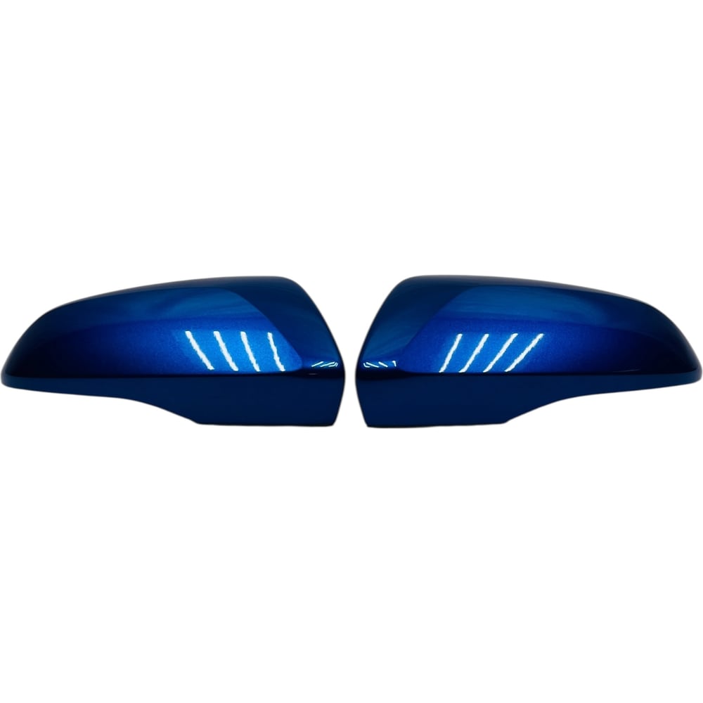 Изображение товара Накладки на зеркала ООО "ПРОГРЕССТЛТ" комплект на 2180 / MIRR / цвет Дайвинг 476 синий, облицовка корпуса зеркала комплект (правая+левая) КТОК2180ДАЙ