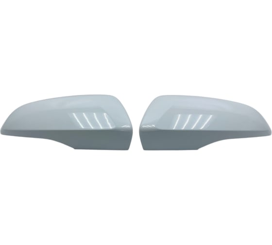 Изображение товара Накладки на зеркала ООО "ПРОГРЕССТЛТ" комплект на 2180/ MIRR /цвет Ледниковый 221 белый / облицовка корпуса зеркала комплект (правая+левая) КТОК2180ЛЕД