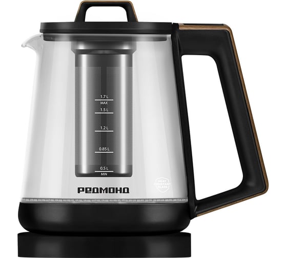 Изображение товара Чайник РЕДМОНД черный с деревом KG251