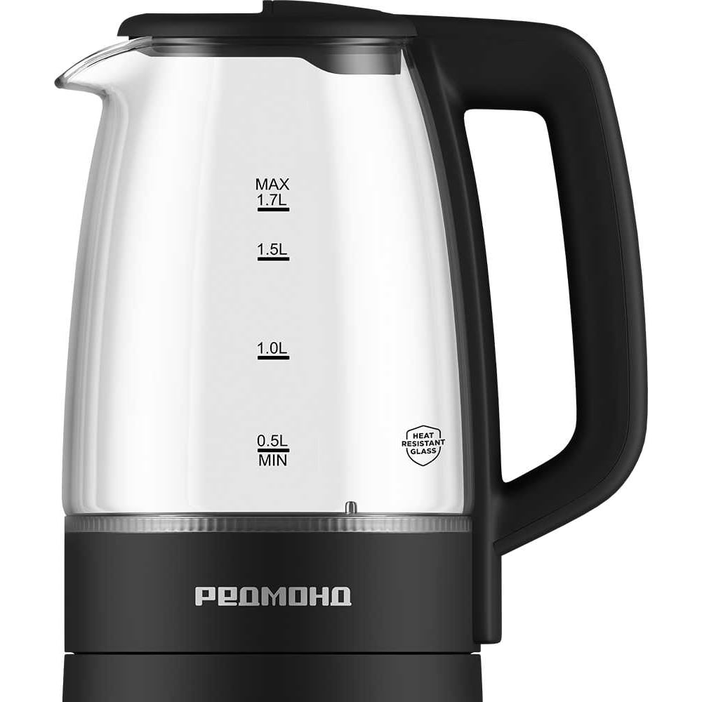 Изображение товара Электрический чайник РЕДМОНД KG270 черный с сенсорным управлением 1.7л