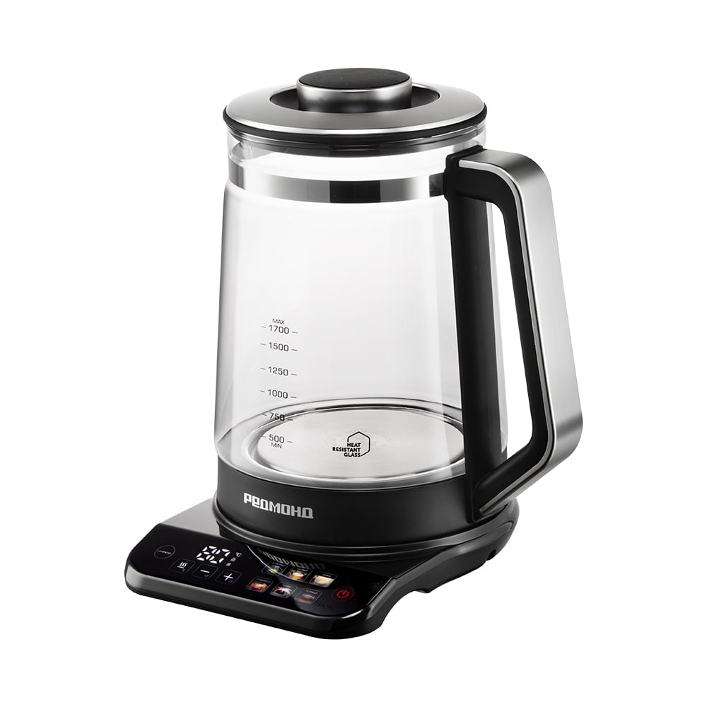 Изображение товара Современный электрический чайник РЕДМОНД KG220 черный/хром