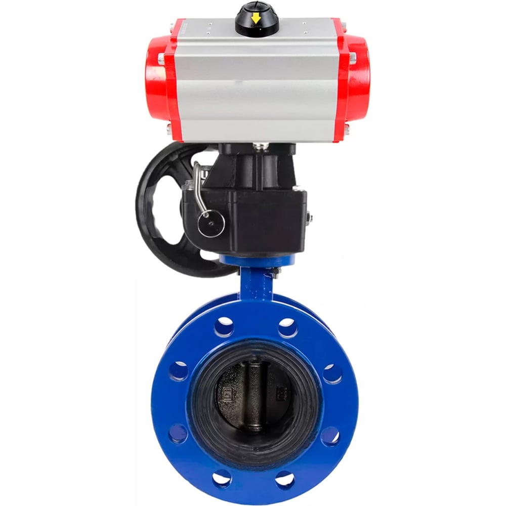 Изображение товара Затвор дисковый GGG40-304-EPDM-2W-F-H Ду50 Ру16 пневмопривод