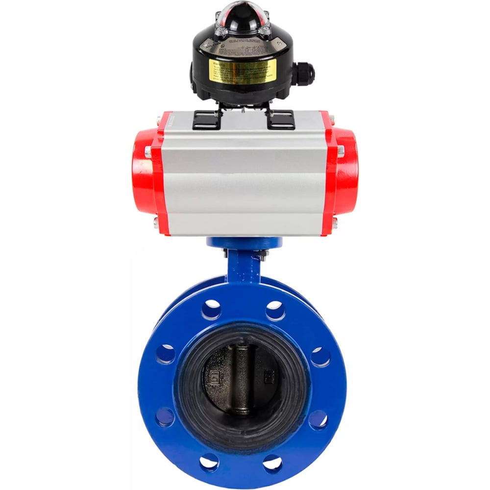 Затвор дисковый GGG40-304-EPDM-2W-F-H Ду100 Ру16 пневмопривод SA-140, БКВ LSB-510 DN.ru D050-56305