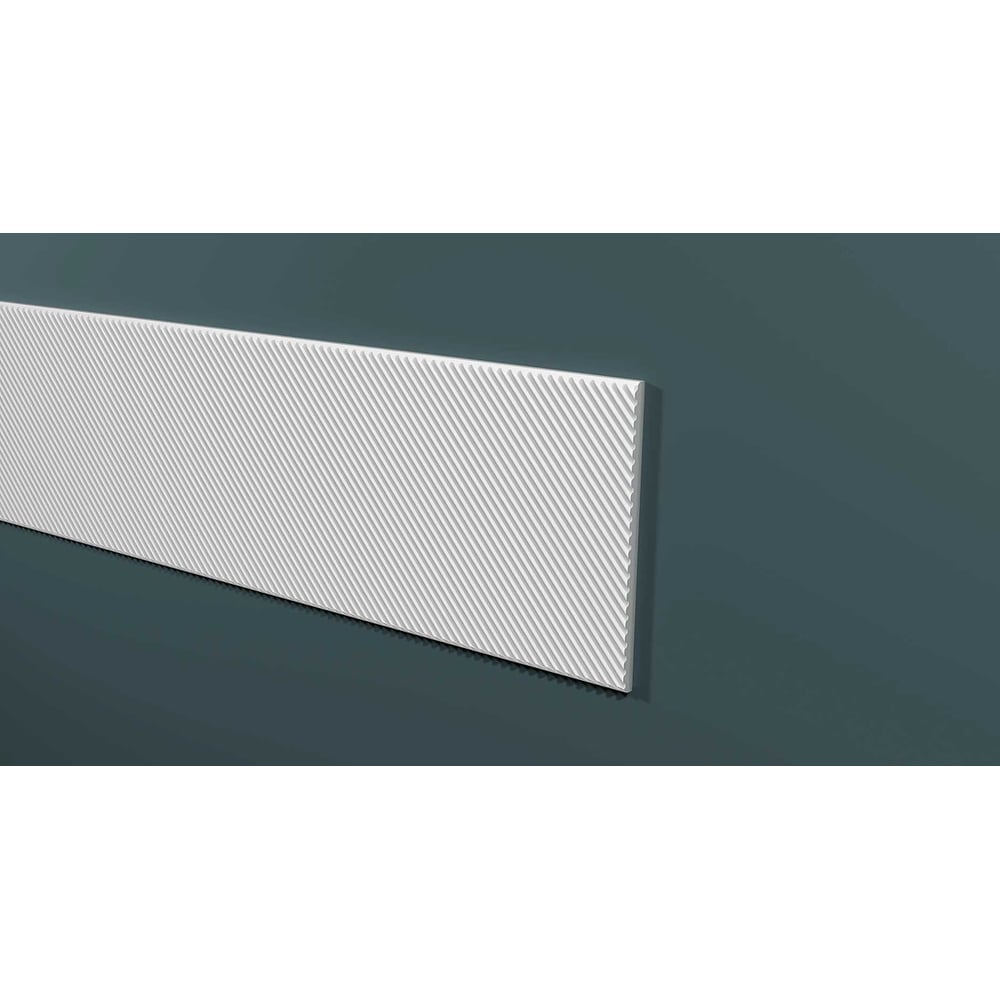 Изображение товара Панель Decor-Dizayn DD926 для стен влагостойкая 2000х10х200 мм белая