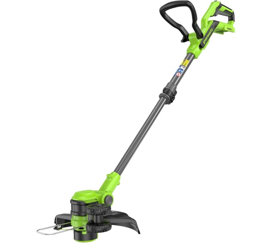 Изображение товара Триммер аккумуляторный Greenworks 24V, 30 см, с 1 АКБ 2Ач и ЗУ 2113207USB2