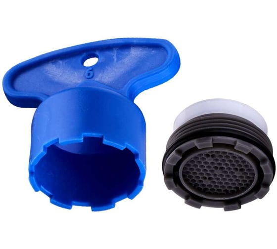 Изображение товара Комплект: сменный аэратор на магистральную воду с ключом для смесителей: A6057, A54003, A54309, A54309-7, A54309-8 FASHUN A72-5