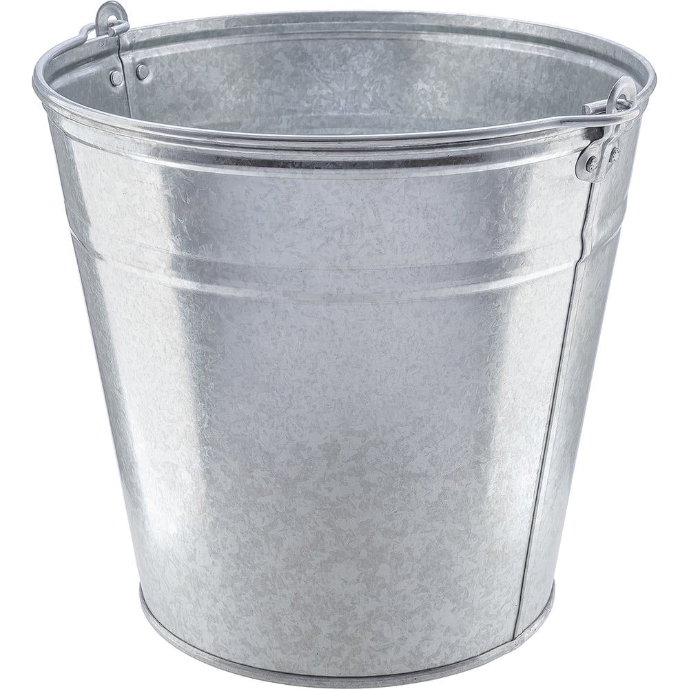 Изображение товара Ведро оцинкованное КЭС 12 литров хозяйственное с ручками