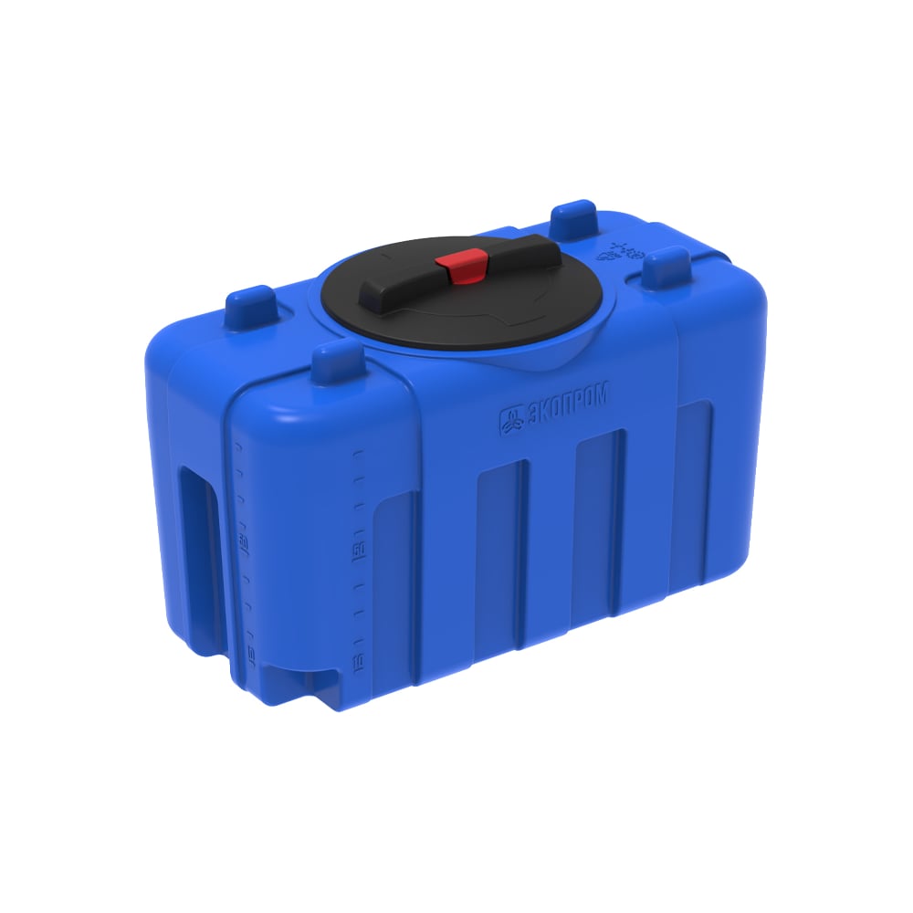 Изображение товара Емкость для хранения 100 л из пищевого полиэтилена синяя с дыхательным клапаном