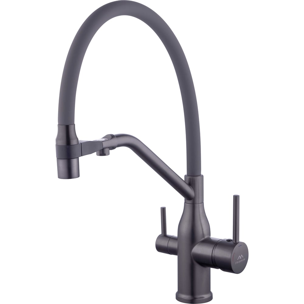 Изображение товара Смеситель для кухни FASHUN на две воды серия MODERN однорычажный с выдвижным изливом