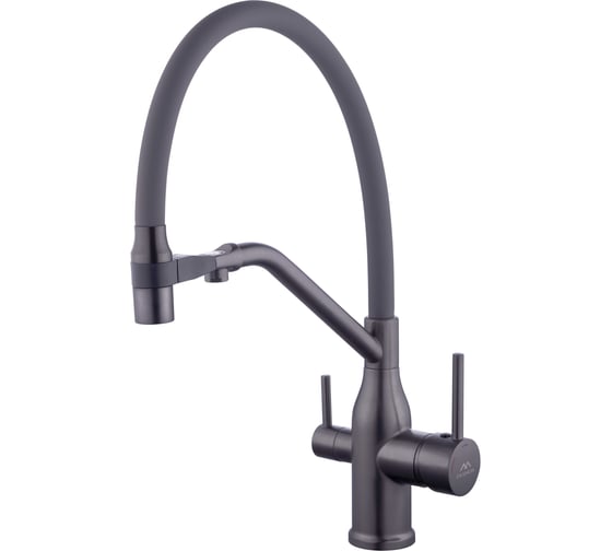 Изображение товара Смеситель для кухни FASHUN на две воды с магнитным креплением излива A4463-17