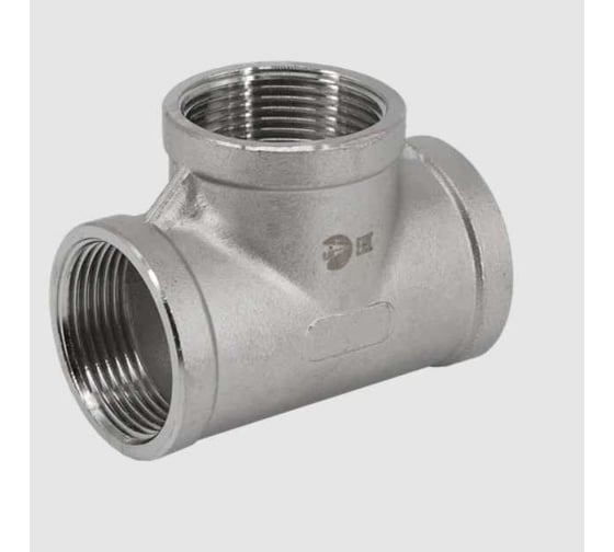 Изображение товара Тройник NEWKEY вр. нержавеющий, AISI316 DN10 (3/8), (CF8M), PN16, набор 2 шт NAB2-NK-DTF10/6