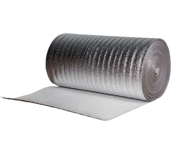 Изображение товара Утеплитель вспененный с односторонним фольгированным слоем ООО ПКФ Сварком, 5мм 1,20м, уп/3 кв. м., СанТех s004299