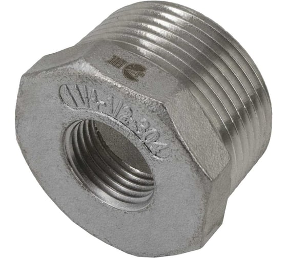 Изображение товара Футорка NEWKEY нержавеющая, AISI304 DN32 x DN15 (1_1/4 x 1/2), (CF8), PN16, набор 2 шт NAB2-NK-FHB32x15/4