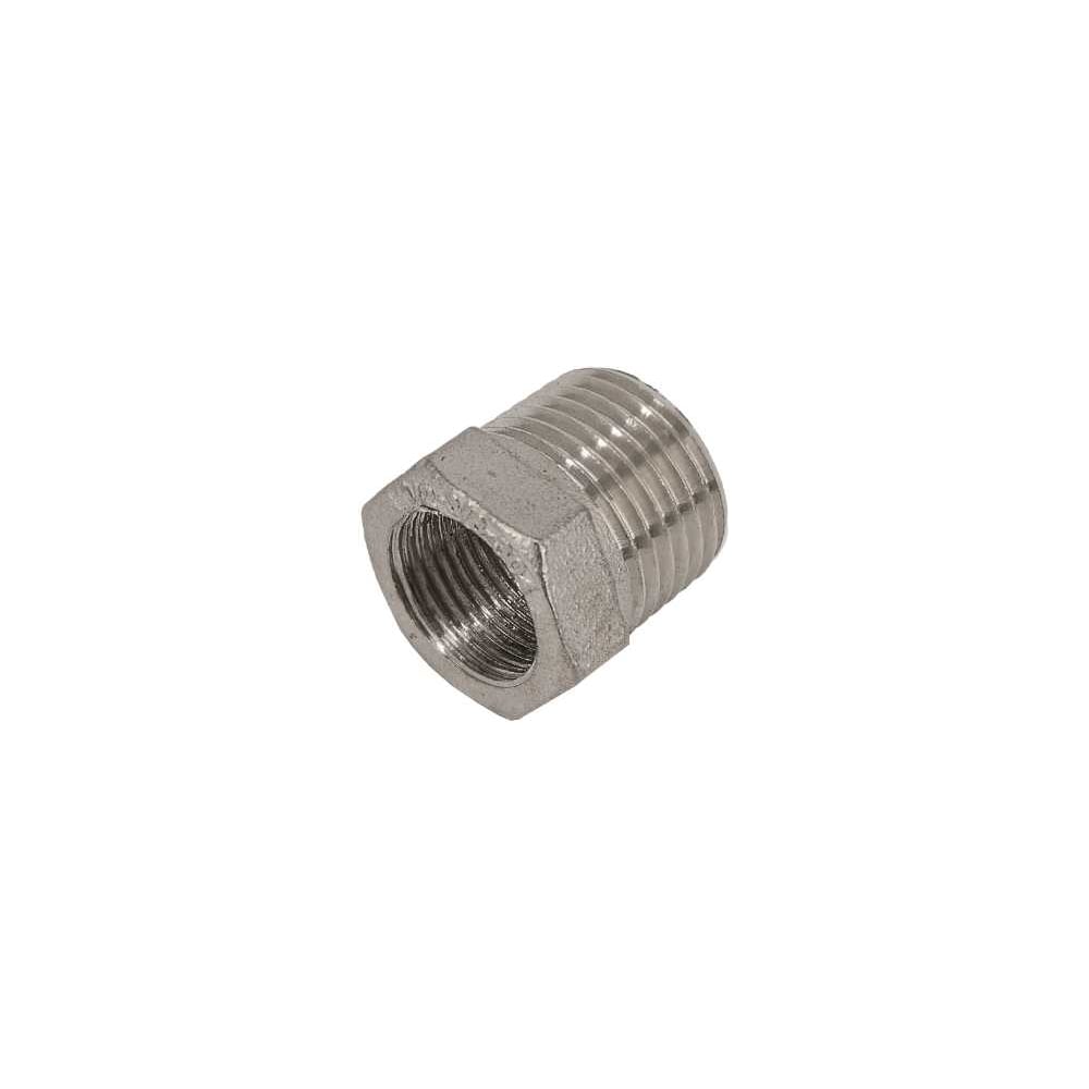 Изображение товара Футорка NEWKEY AISI304 DN15 x DN10 1/2M-3/8F PN16 Изображение товара Футорка NEWKEY AISI304 DN15 x DN10 1/2M-3/8F PN16