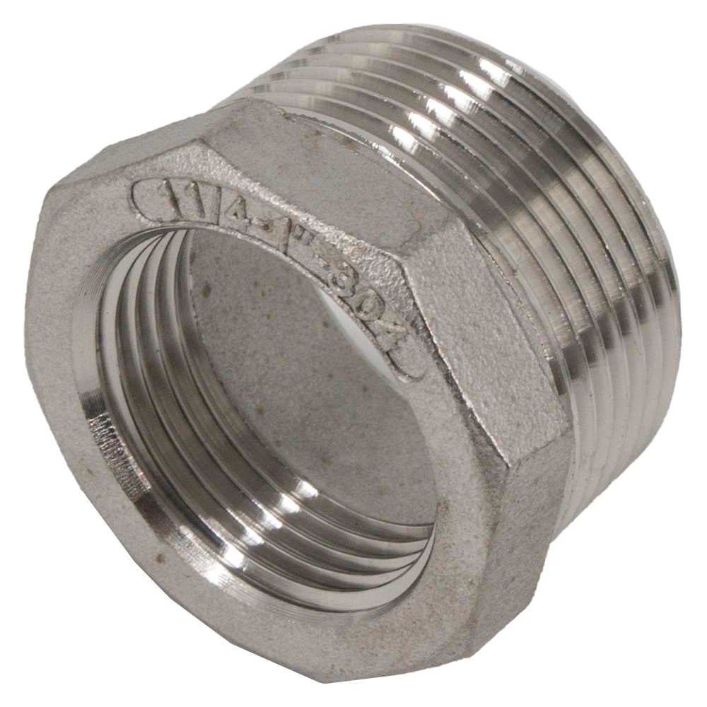 Футорка NEWKEY нержавеющая, AISI304 DN32 x DN25 (1_1/4 x 1), (CF8), PN16, набор 2 шт NAB2-NK-FHB32x25/4