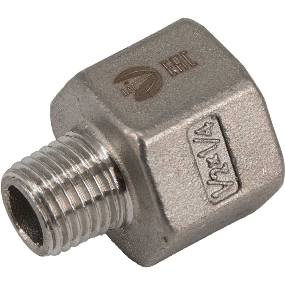 Изображение товара Футорка обратная NEWKEY нержавеющая, AISI304 DN15 x DN 8 (1/2 x 1/4), (CF8), PN16, набор 4 шт NAB4-NK-FHBN15x8/4 Изображение товара Футорка обратная NEWKEY нержавеющая, AISI304 DN15 x DN 8 (1/2 x 1/4), (CF8), PN16, набор 4 шт NAB4-NK-FHBN15x8/4