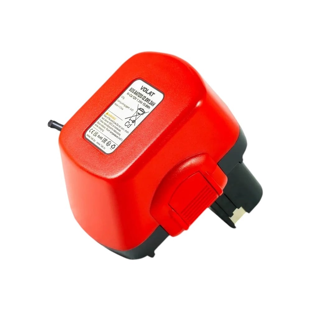Изображение товара Аккумуляторная батарея VOLAT 12.0V 1.3AH, Ni-Cd, BOS-BAT120 VT-BOS-BAT120-12.0V1.3AH