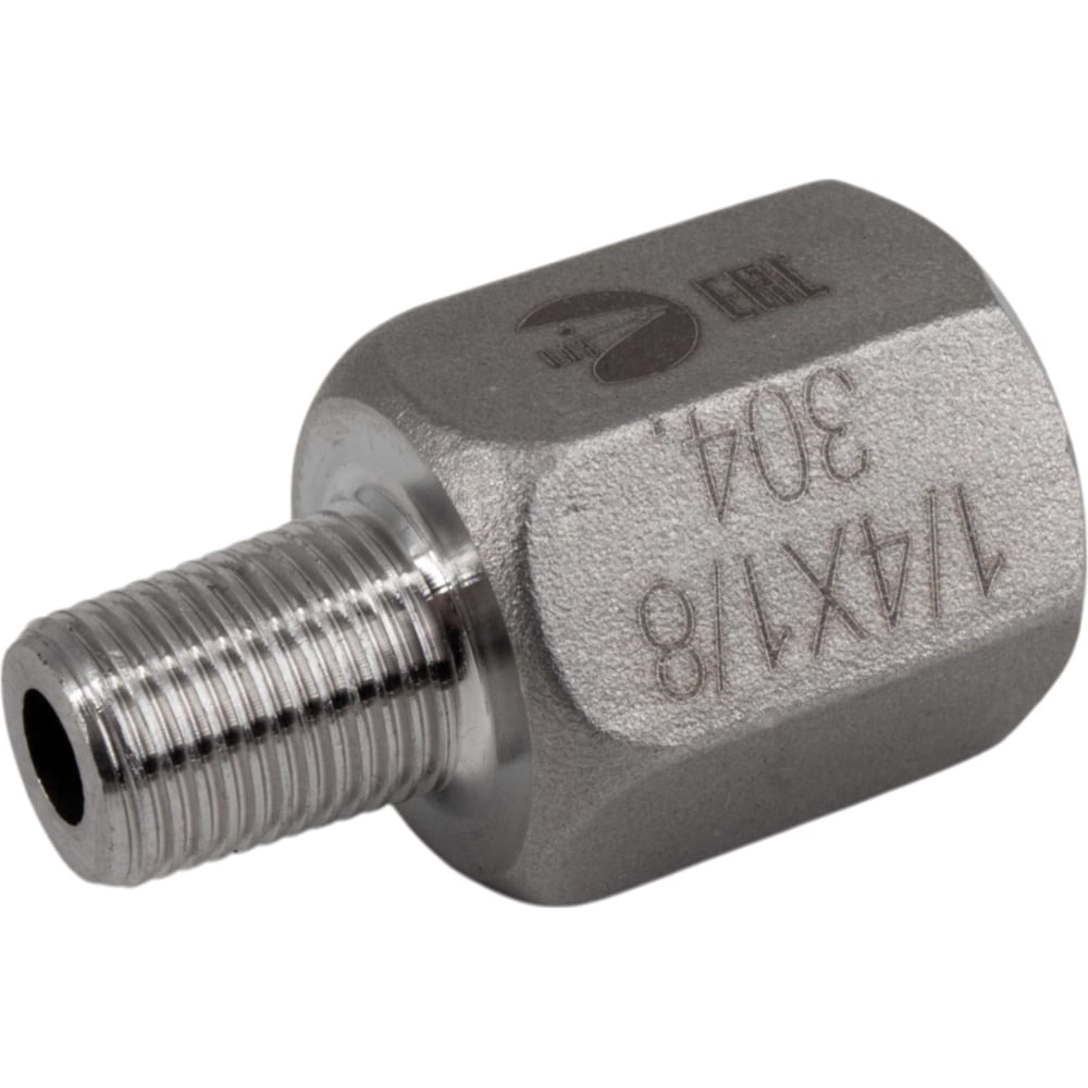 Футорка обратная NEWKEY нержавеющая, AISI304 DN 8 x DN6 (1/4 x 1/8), (CF8), PN16, набор 2 шт NAB2-NK-FHBN8x6/4