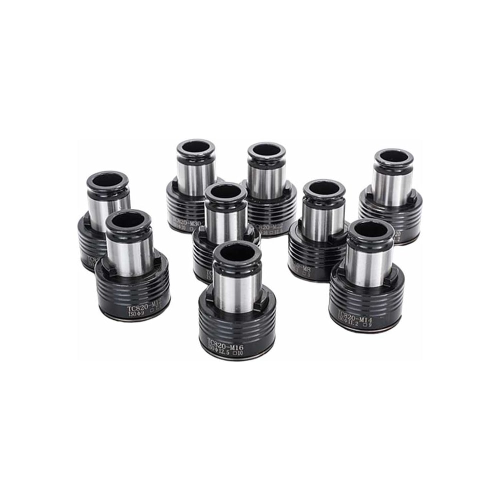 Изображение товара Набор резьбонарезных вставок Partner ISO-TC820 9шт (M6-8, M10, M12, M14, M16, M18-20, M22, M24, M27-30) с предохранительной муфтой для машинных метчиков 898200